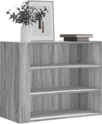vidaXL szürke sonoma színű szerelt fa faliszekrény 75 x 35 x 60 cm (848421)