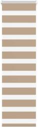 vidaXL zebrafüggönnyel homokbarna szövetszélesség 40, 9 cm poliészter (4014510)