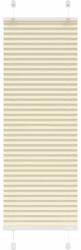 vidaXL pliszírozott redőny krém 50x100 cm szövetszélesség 49, 4 cm (4015269)