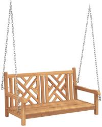 vidaXL Hinta Pad Barna 114 x 60 x 64 cm Tömör Teakfa (42001969)