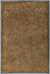 vidaXL barna kimosható lábtörlő 60 x 90 cm (323434)