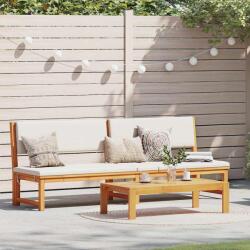 vidaXL Napozó Barna 200 x 57 x 75 cm Tömör akácfa (4108111)