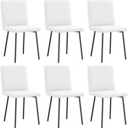 vidaXL 6 db fehér műbőr étkezőszék (3315489)