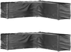 vidaXL 2 db L-alakú kerti bútorhuzat 20 fűzőlyukkal 300x300x90 cm (3155376)