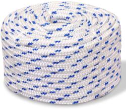 vidaXL fehér polipropilén hajókötél 10 mm 50 m (91281)