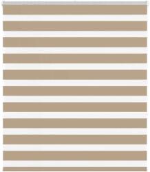 vidaXL zebrafüggönnyel homokbarna szövetszélesség 120, 9 cm poliészter (4014552)