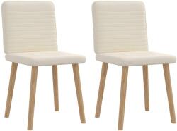 vidaXL 2 db vászon étkezőszék (4101155)