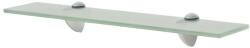 vidaXL Lebegő üvegpolc 50x20 cm 8 mm (243796)