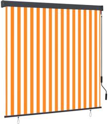 vidaXL fehér és narancssárga kültéri roló 160 x 250 cm (145975)