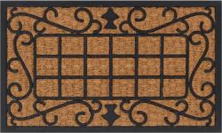 vidaXL négyszögletes gumi és kókuszrost lábtörlő 45 x 75 cm (155666)