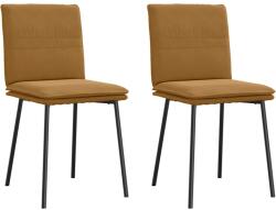 vidaXL 2 db barna bársony étkezőszék (4101252)