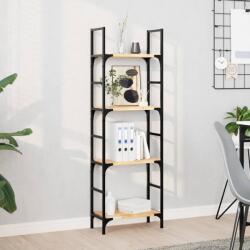 vidaXL 4 db kezeletlen tömör akácfa függőpolc 60 x 20 x 2 cm (3279342)