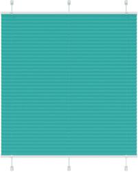 vidaXL pliszírozott redőny Benzinzöld 115x100 cm szövetszélesség (4015384)