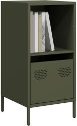 vidaXL olívazöld hidegen hengerelt acél tálalószekrény 35x39x73, 5 cm (851356)