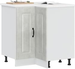 vidaXL Konyhai sarok alapszekrény Kalmar beton szürke színű műfa (853511)