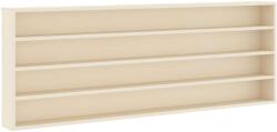 vidaXL Fali Kiállító Doboz polcokkal Bézs 100 x 8, 5 x 36 cm Faanyag (42015621)