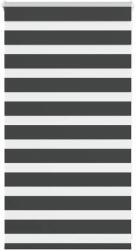 vidaXL zebrafüggönnyel fekete szövetszélesség 75, 9 cm poliészter (4014205)