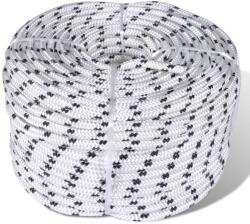 vidaXL Poliészter fonatolt hajókötél tekercs 8 mm x 50 m (90460)