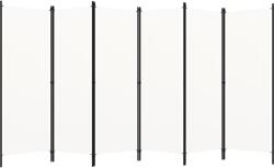 vidaXL fehér 6 paneles paraván 300 x 180 cm (320727)
