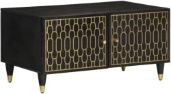 vidaXL tömör mangófa dohányzóasztal 80 x 50 x 40 cm (358325)