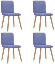 vidaXL étkezőszékek 4 db Jeans kék szövet (3315254)