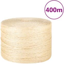 vidaXL 100% szizálkötél 3 mm 400 m (155005)