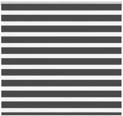 vidaXL zebrafüggönnyel fekete szövetszélesség 155, 9 cm poliészter (4014221)