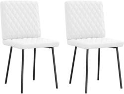 vidaXL 2 db fehér műbőr étkezőszék (4101119)