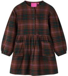 vidaXL Konyak színű hosszú ujjú gyerekruha 92 (14449)