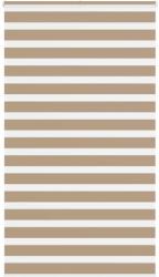 vidaXL zebrafüggönnyel homokbarna szövetszélesség 115, 9 cm poliészter (4014577)