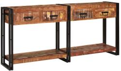 vidaXL Konzolasztalok fiókkal 2 pcs Sokszínű 161 x 33 x 75 cm (3324225)