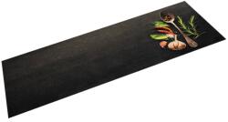 vidaXL mosható fűszermintás bársony konyhaszőnyeg 45 x 150 cm (4005611)