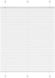 vidaXL pliszírozott redőny Fehér 105x150cm szövetszélesség 104, 4cm (4015501)