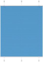 vidaXL pliszírozott redőny kék 110x100 cm szövetszélesség 109, 4 cm (4015179)