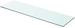 vidaXL Átlátszó üvegpolc 70x20 cm (243829)