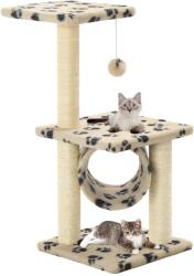 vidaXL bézs macskabútor szizál kaparófákkal 65 cm (170549)