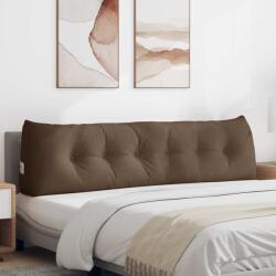 vidaXL Hátpárna Barna 180 x 24 x 50 cm szövet (42014561)