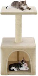 vidaXL bézs macskabútor szizál kaparófával 55 cm (170539)