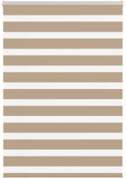 vidaXL zebrafüggönnyel homokbarna szövetszélesség 105, 9 cm poliészter (4014549)