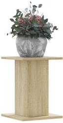vidaXL 2 db sonoma tölgy szerelt fa növénytartó állvány 30x30x40 cm (3307848)