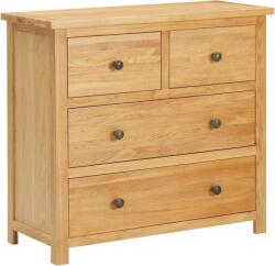 vidaXL tömör tölgyfa komód 80 x 35 x 75 cm (289197)