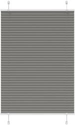 vidaXL pliszírozott redőny antracit 85x150 cm szövetszélesség 84, 4 cm (4015089)