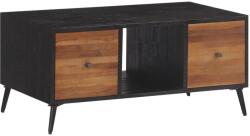 vidaXL tömör újrahasznosított tíkfa dohányzóasztal 90 x 50 x 41 cm (358527)