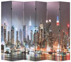 vidaXL éjszakai New York mintás paraván 228 x 170 cm (245864)