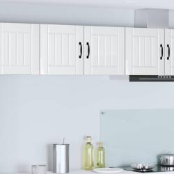 vidaXL Konyhaszekrény Magas Fényű Fehér 80 x 31 x 40 cm Faanyag (884938)