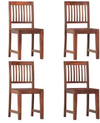 vidaXL 4 db tömör mangófa étkezőszék (286252)