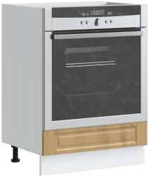 vidaXL Porto kézműves tölgy színű szerelt fa sütőszekrény (854006)