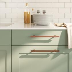 vidaXL 20 db bronz rozsdamentes acél szekrényfogantyú 192 mm (3203703)