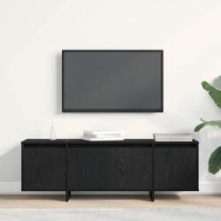 vidaXL TV szekrény Fekete tölgy 120 x 30 x 40, 5 cm Faanyag (862709)