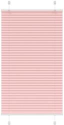 vidaXL pliszírozott redőny rózsaszín 75x100 cm szövetszélesség 74, 4 cm (4015427)